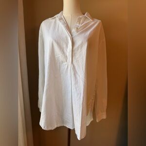 Anthropologie Pullover Buttondown Tunic
